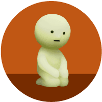 Official Smiski Series 2 Kneeling figure example, not current marketplace stock