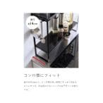 ［ 下が拭けるコンロ横ラック タワー 2段 ］山崎実業 tower 調味料 収納 隙間 スパイス キッチン ラック yamazaki 公式 ブラック ホワイト 1991 1992 thumbnail 16