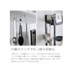 ［ 下が拭けるコンロ横ラック タワー 2段 ］山崎実業 tower 調味料 収納 隙間 スパイス キッチン ラック yamazaki 公式 ブラック ホワイト 1991 1992 thumbnail 17