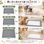 犬 トイレマット シリコン 防水 洗える 滑り止め ペットシーツ 下敷き フチ付き おしっこ はみ出し対策 床保護 ペットマット 食事マット 犬 猫 肉球柄 thumbnail 17