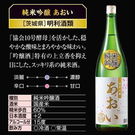 酒 日本酒 純米大吟醸酒 純米吟醸酒 全国 6酒蔵 至福 純米系 飲みくらべ 一升瓶 6本組 第5弾 1800ml お中元 敬老の日 父の日 ギフト プレゼント thumbnail 6