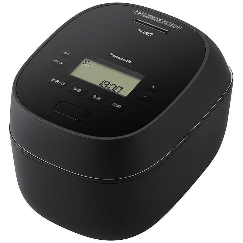 パナソニック Panasonic 炊飯器 5.5合 おどり炊き 可変圧力IHジャー ダイヤモンド竈（かまど）釜 ブラック SR-N510E-K — 1/12