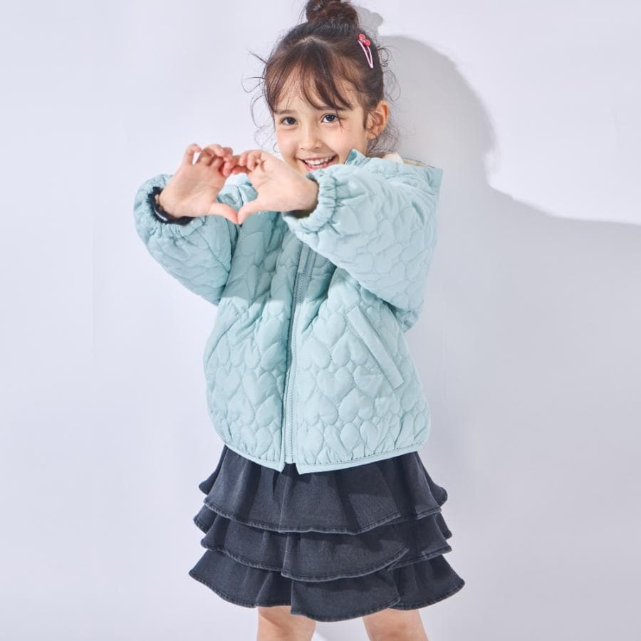 ベビー キッズ マタニティ 子ども服 ジャケット ブルゾン アウター キルトジャケット 中綿ジャケット 女の子 キッズアウター 秋冬 秋服 thumbnail 14