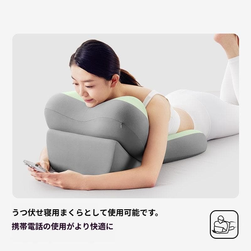 枕 低反発 クッション 腰枕 ベッド 背もたれ 就寝用 仰向け 横向き 睡眠 改善 安眠 グッズ リラックス 爆買 thumbnail 2