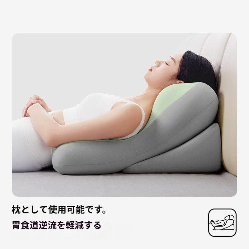 枕 低反発 クッション 腰枕 ベッド 背もたれ 就寝用 仰向け 横向き 睡眠 改善 安眠 グッズ リラックス 爆買 thumbnail 3