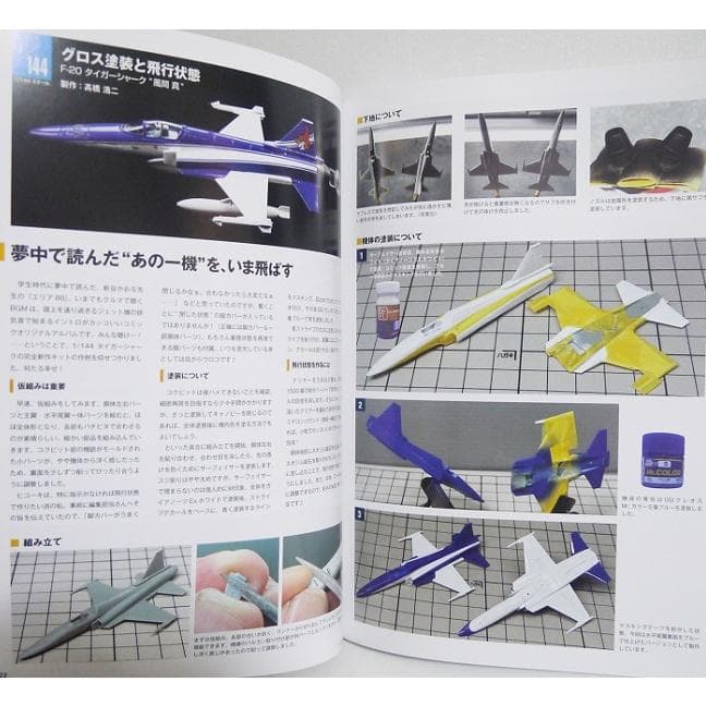 『エリア88 モデリングミッション2』 (付録:1/144 F-20 プラモデル) thumbnail 2