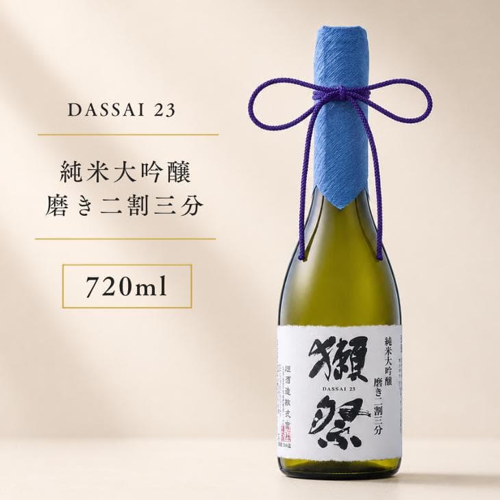 獺祭 純米大吟醸 磨き二割三分 720ml 日本酒 贈り物・プレゼントに最適 公式正規販売店 株式会社獺祭 お中元 ギフト — 1/20