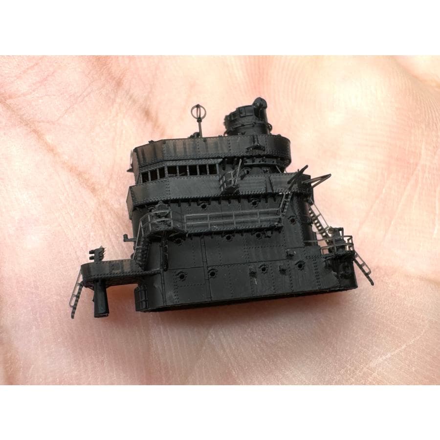 MUYIモデル R700048 1/700 「飛龍」用 艦橋 スーパーディテール3Dプリントキット 1個入り（「飛龍」用） thumbnail 2
