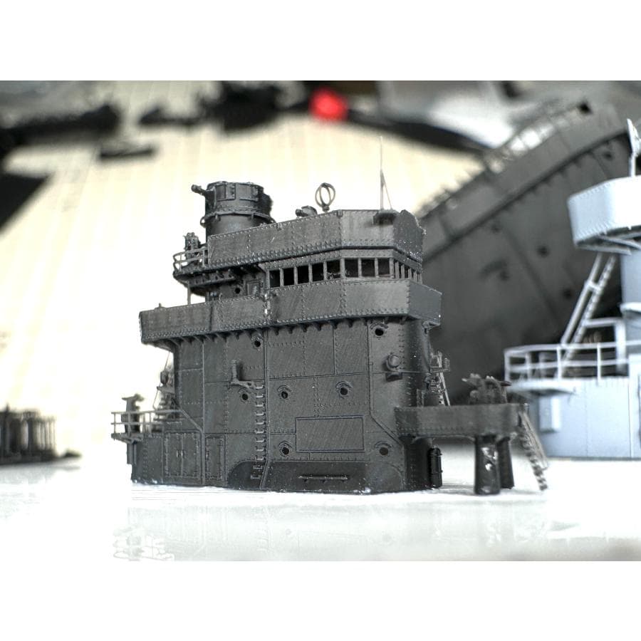 MUYIモデル R700048 1/700 「飛龍」用 艦橋 スーパーディテール3Dプリントキット 1個入り（「飛龍」用） thumbnail 3