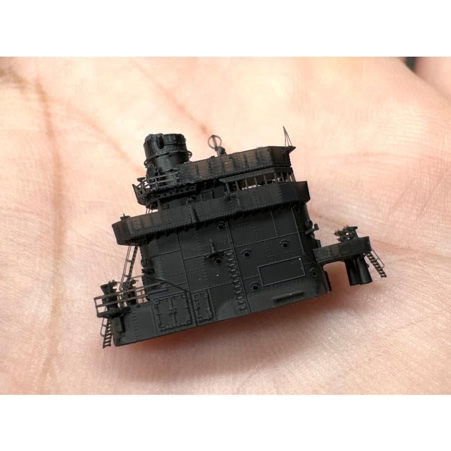 MUYIモデル R700048 1/700 「飛龍」用 艦橋 スーパーディテール3Dプリントキット 1個入り（「飛龍」用） thumbnail 5