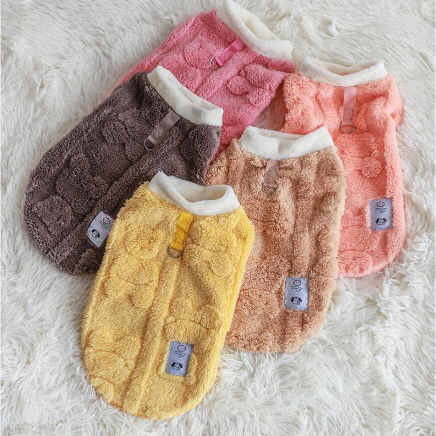 ＼2枚購入で200円OFFクーポン／ 爆買 犬 服 犬服 犬の服 ドッグウェア 秋冬 犬用 裏起毛 トイプードル 超小型犬 中型犬 ペット用 ねこ  柔らかい ふわふわ thumbnail 19