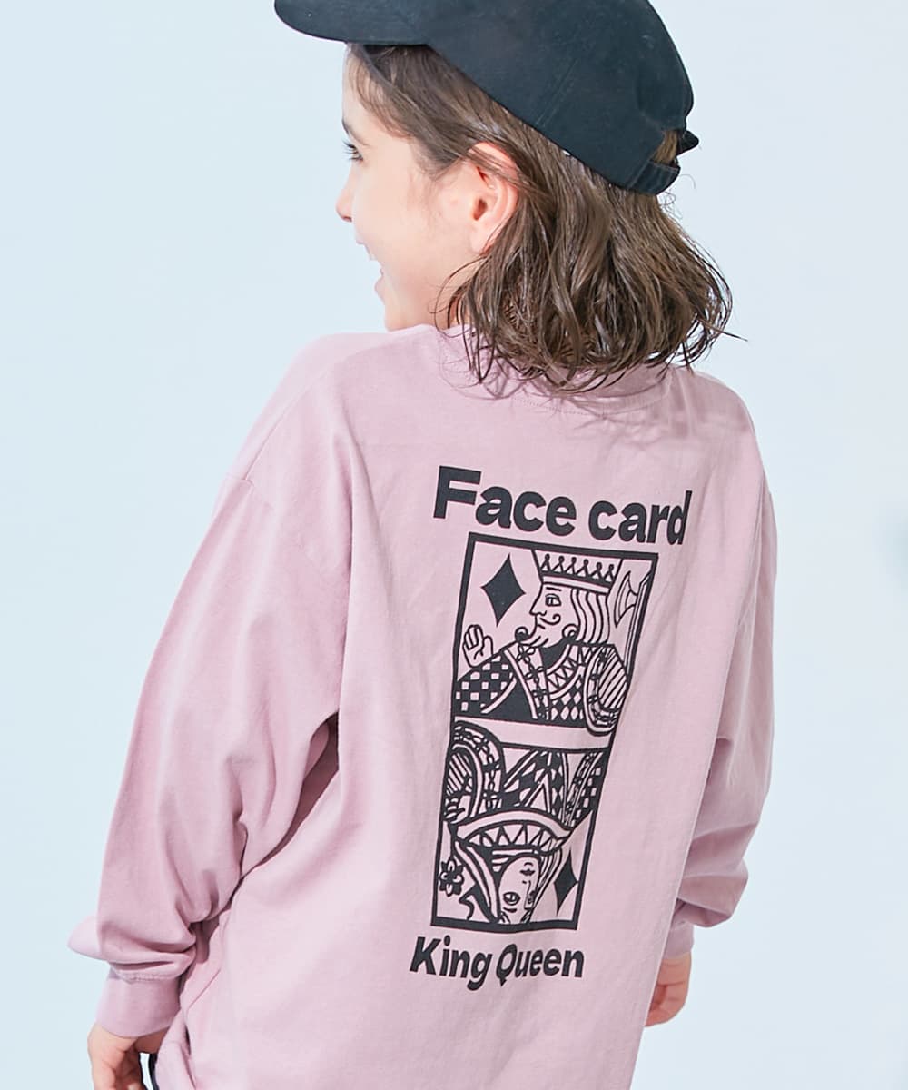 コットン オーバーサイズ プリントT 綿100％ デビラボ BIGシルエット プリント袖リブ 長袖Tシャツ キッズ ベビー服 子供服 男の子 女の子  デビロック devirock thumbnail 9