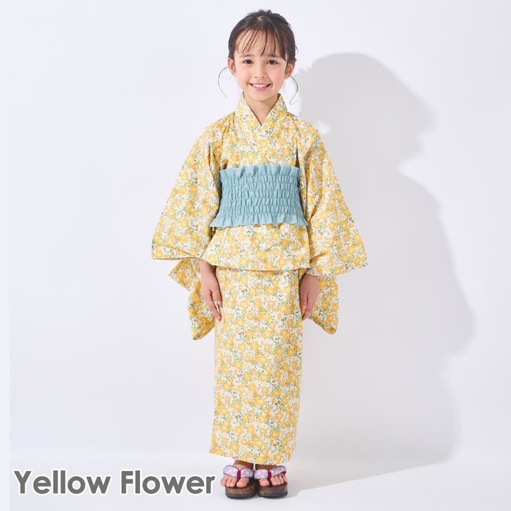 子ども服 ワンピース にもなる 浴衣 ベビー キッズ マタニティ 着物 浴衣セット 上下セット ゆかた 90 100 110 120 130 140 thumbnail 5