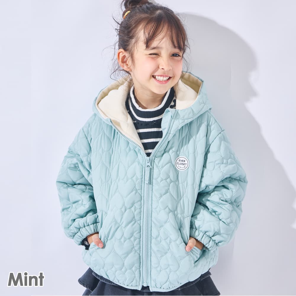 ベビー キッズ マタニティ 子ども服 ジャケット ブルゾン アウター キルトジャケット 中綿ジャケット 女の子 キッズアウター 秋冬 秋服 thumbnail 2