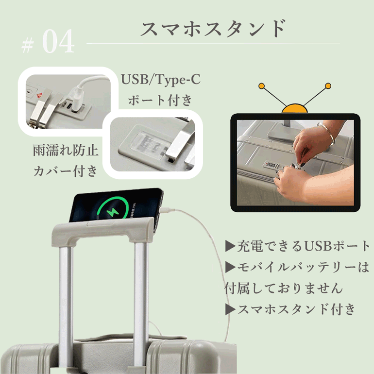 スーツケース フロントオープン 片開き スーツケース キャリーバッグ アルミフレーム 機内持ち込み Sサイズ Ｍサイズ  Lサイズ 大容量 多機能 スーツケース 静音 thumbnail 7