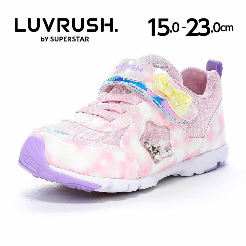 ムーンスター ラブラッシュ スーパースター スニーカー 軽量 子供靴 キッズ ジュニア シューズ バネのチカラ LUVRUSH LV 1274 [30%OFFセール] 9月29日値下 百選 thumbnail 3