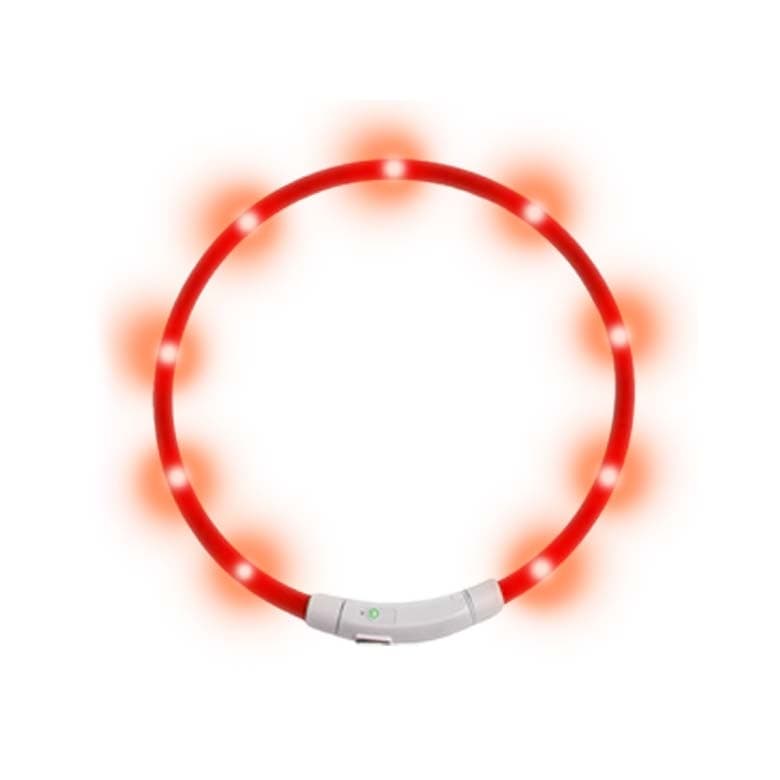 犬 光る首輪 首輪 光る 散歩 ライト 犬用 レインボー USB 充電式 防水 LED ライト 明るい サイズ調整可 柔らかい 小型犬 中型犬 大型犬 軽量 thumbnail 2
