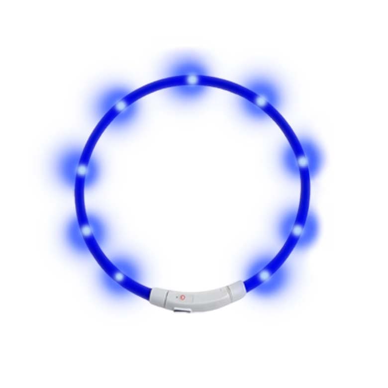 犬 光る首輪 首輪 光る 散歩 ライト 犬用 レインボー USB 充電式 防水 LED ライト 明るい サイズ調整可 柔らかい 小型犬 中型犬 大型犬 軽量 thumbnail 4