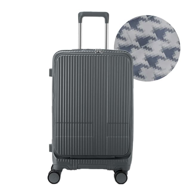 最大50% 10/16限定 29色展開/2年保証 イノベーター スーツケース Mサイズ 55L INV155 フロントオープン ストッパー付き 軽量 中型 黒 ブラック innovator thumbnail 9