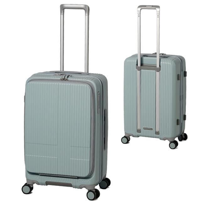 最大50% 10/16限定 29色展開/2年保証 イノベーター スーツケース Mサイズ 55L INV155 フロントオープン ストッパー付き 軽量 中型 黒 ブラック innovator thumbnail 11