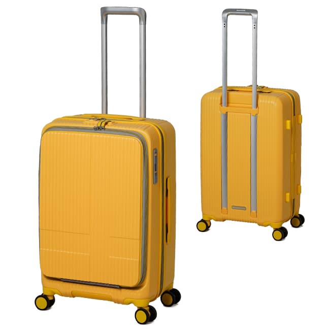 最大50% 10/16限定 29色展開/2年保証 イノベーター スーツケース Mサイズ 55L INV155 フロントオープン ストッパー付き 軽量 中型 黒 ブラック innovator thumbnail 13
