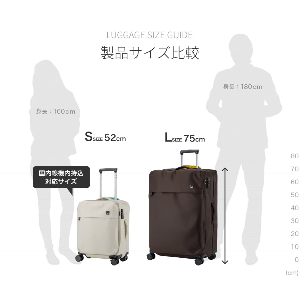 LW エルダブリュー 4300-45 FLIP フリップ ソフトキャリー キャリーケース 軽量 機内持込 1年保証 TSロック ストッパー付 バイカラー Sサイズ 1〜3泊 送料無料 thumbnail 18