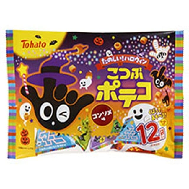 東ハト たのしい!ハロウィン こつぶポテコ コンソメ 84g×16袋（8月下旬頃入荷予定）