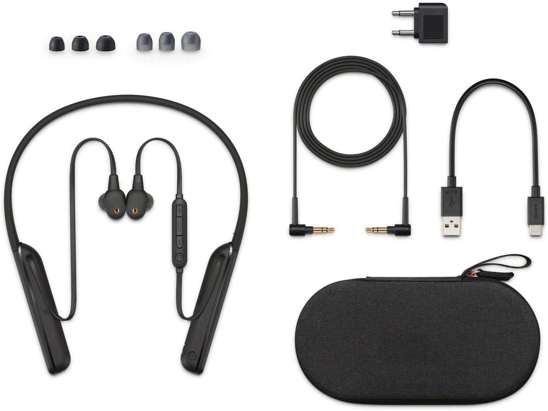 ソニー ワイヤレスノイズキャンセリングイヤホン WI-1000XM2 : ハイレゾ対応 / Amazon Alexa搭載 / bluetooth / 最大10時間連続再生 / DSEE搭載 ネックバンド型 ノイキャンプロセッサーQN1搭載 ハードケース付属 2019年モデル / マイク付き/ 360 Reality Audio認定モデル thumbnail 3