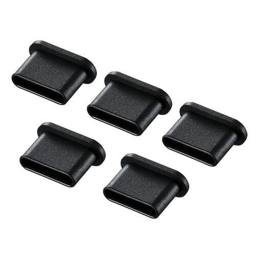 【ポイント20倍】サンワサプライ タイプCコネクタキャップ TK-CAP6BK