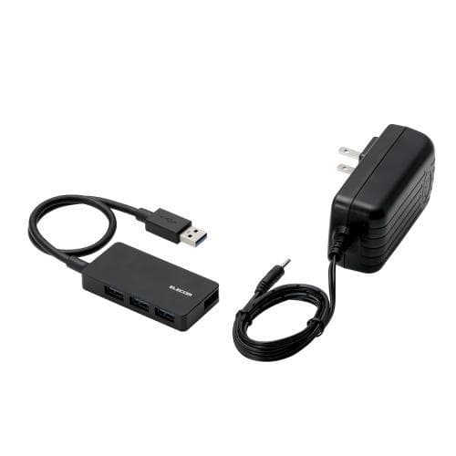 【ポイント20倍】エレコム タブレット用4ポートUSB3.0ハブ(セルフパワー) U3HS-A420SBK