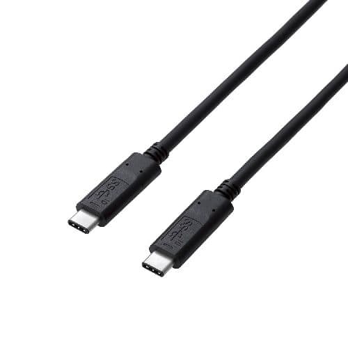 【ポイント20倍】エレコム USB3.1ケーブル(認証品、C-C) USB3-CCP10NBK