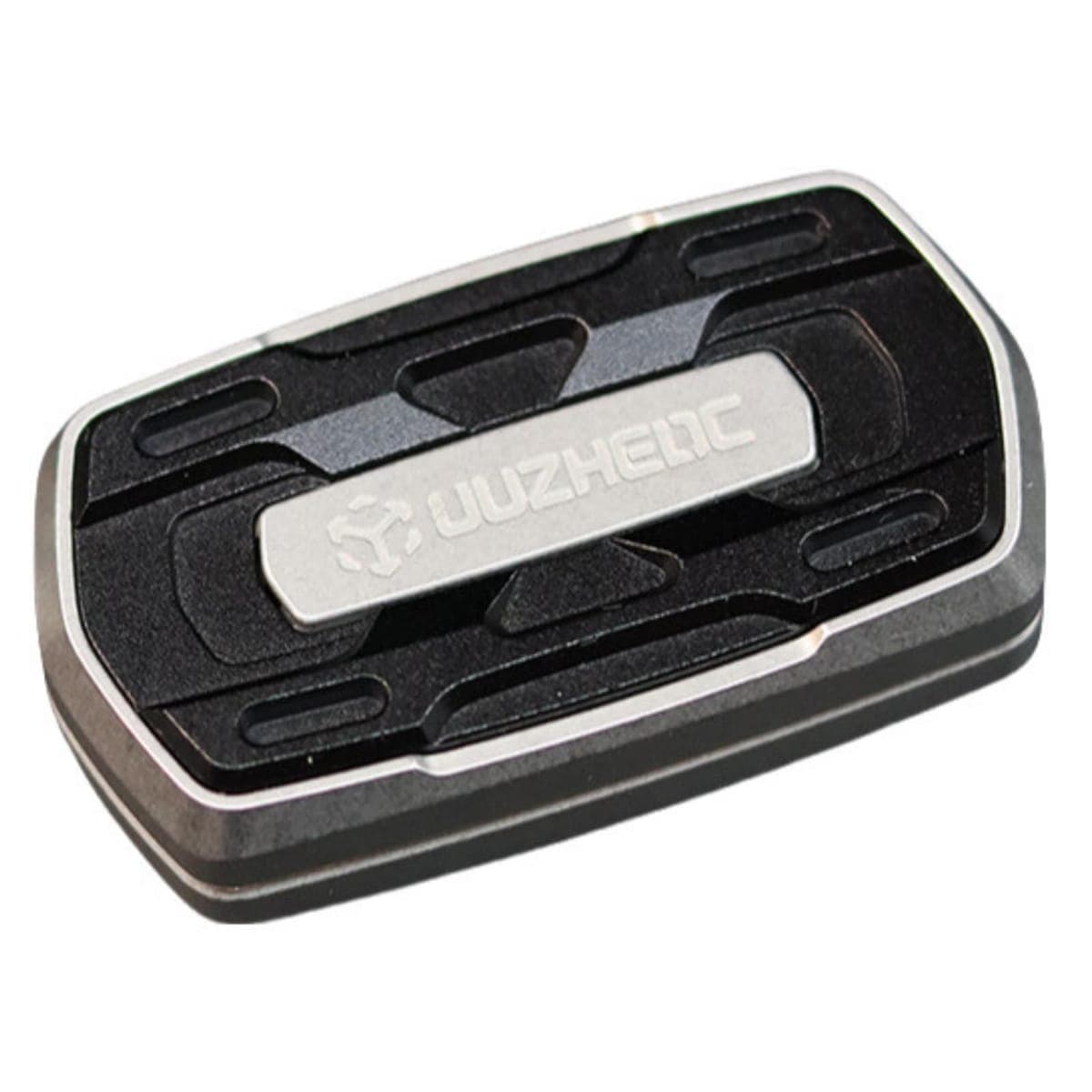 ideamall メタルプッシュ フィジェットトイ ガジェット おもしろ 持ち運び ブラック