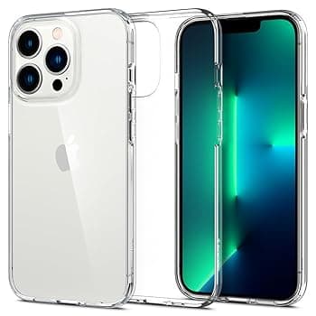 【中古】(良い)Spigen 【創業18年の技術力】iPhone13Pro ケース クリア 衝撃吸収 薄型 米軍MIL規格取得 TPUカバー 厚さ1.5mm 軽量 透明 黄変抑制 ワイヤレス