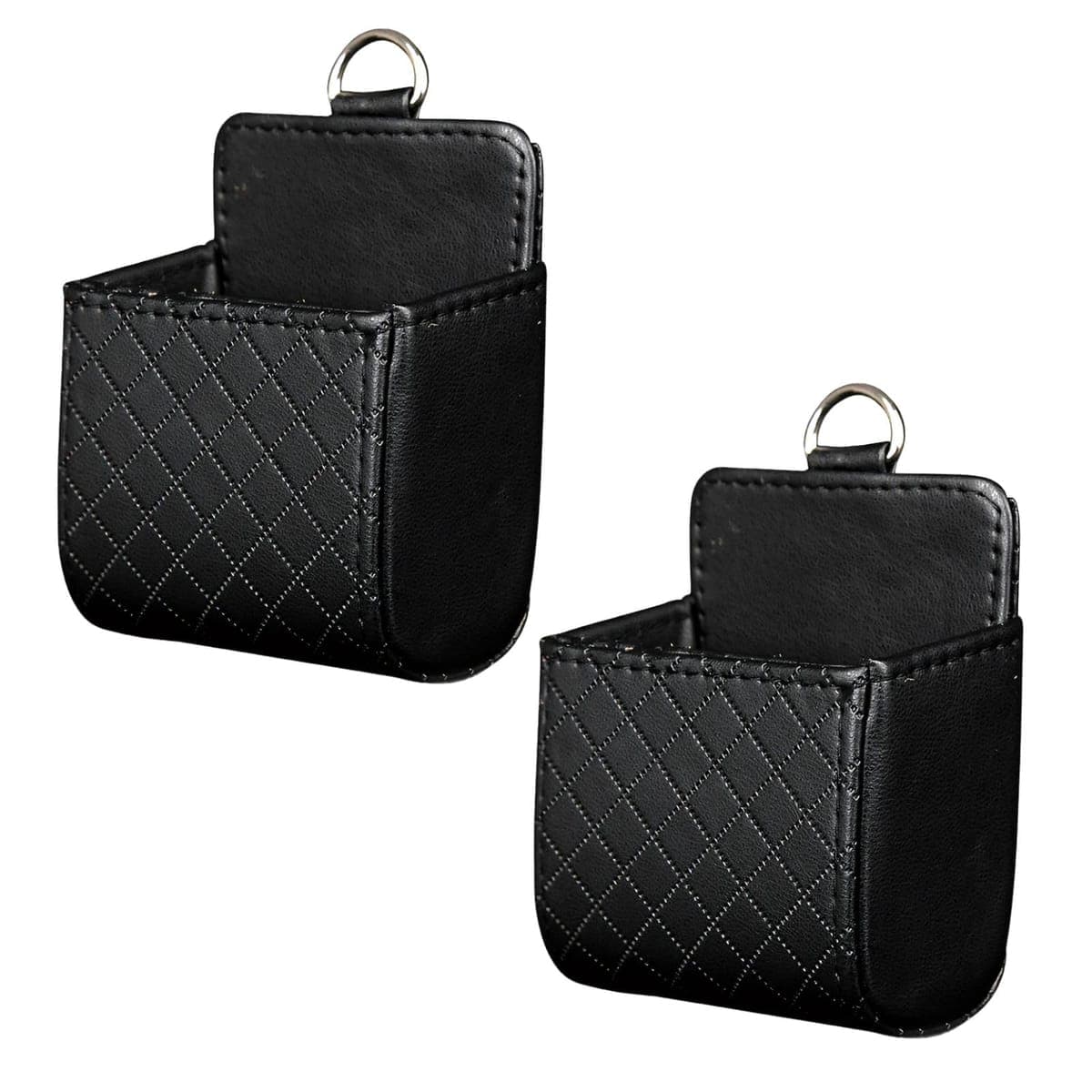 Acid 車用 小物入れ カー用品 車内収納グッズ 簡単取付 車用収納ポケット 2個セット