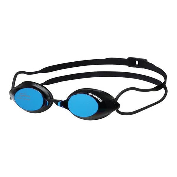 SWANS スワンズ スイムゴーグル BG-SR-XM BKBL ブラックゴーグル ミラーモデル パラスポーツ ブラック×フラッシュブルーミラー メーカー直送