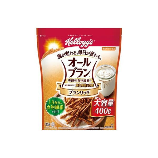 ケロッグ オールブランブランリッチ大容量 400gx6 メーカー直送 ギフト プレゼント