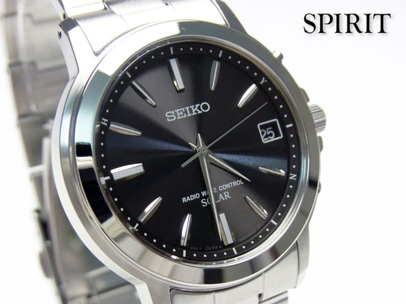 SEIKO セイコー 正規品 腕時計 電波ソーラー 電池交換不要 時刻調整不要 日付 カレンダー 10気圧防水 アナログ SPIRIT スピリット ペアモデル メンズ腕時計 SBTM169 就職祝 合格祝い 成人式 年祝い 退職祝い 御祝 還暦 誕生日 ビジネス シンプル thumbnail 3