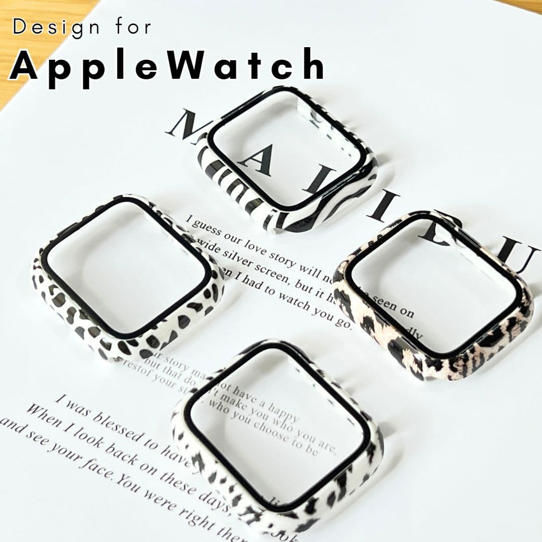 【クーポンあり】【レビュー特典中】【送料無料】アップルウォッチカバー アニマル柄42mm 46mm apple watchカバー 41mm　45mm 44mm アップルウォッチケース Series　10　9 87 6 5 4 3　2　1　SE　全面保護 40mm 42mm高透明 耐衝撃 おしゃれ 薄型