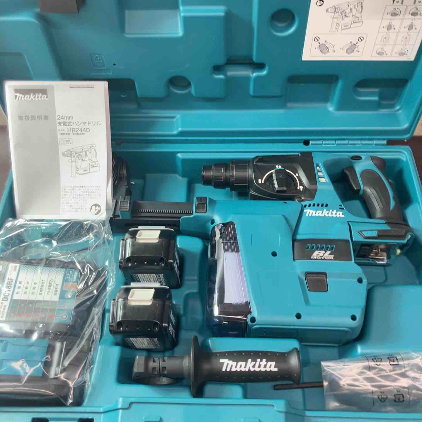 【新古】【未使用(店頭展示品)】★マキタ(makita) コードレスハンマドリル HR244DRGXV【東大和店】