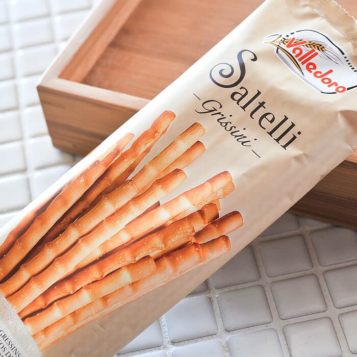 【当店おすすめ食材】Valledoro バレドーロ サルテッリ グリッシーニ 【Saltelli】 《food》【100g】【 ※ご注文後のキャンセル・返品・交換不可。 】 送料無料