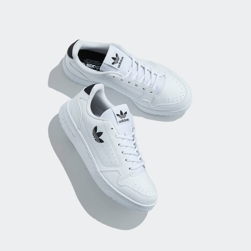 【50％OFFクーポン対象 10/04 20:00～10/11 23:59】 【公式】アディダス adidas 返品可 ラッピング不可 ライフスタイル NY 90 オリジナルス キッズ／子供用 シューズ・靴 スニーカー 白 ホワイト FY9840 ローカット レディース 親子コーデ 【PTU】 thumbnail 2