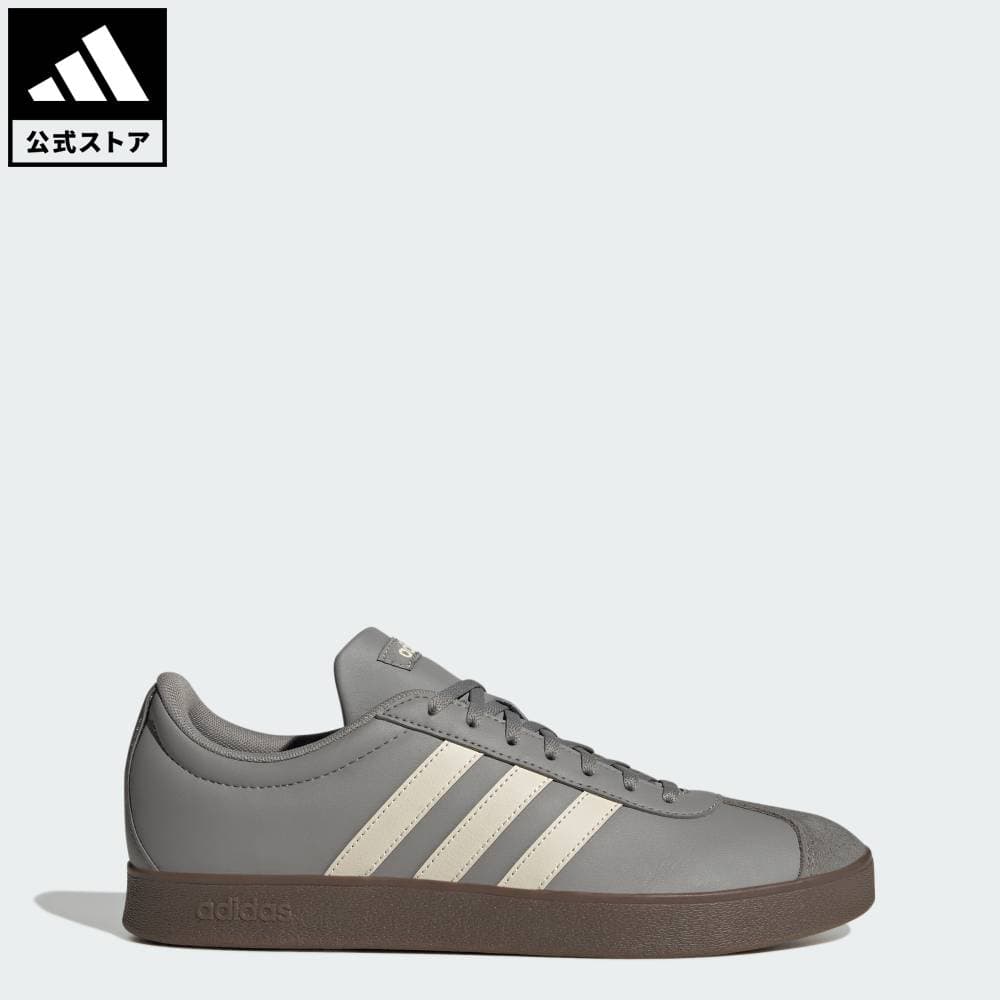 【40％OFFクーポン対象 10/04 20:00～10/11 23:59】 【公式】アディダス adidas 返品可 ライフスタイル VL コート ベース / VL COURT BASE スポーツウェア メンズ シューズ・靴 スニーカー グレー JI1777