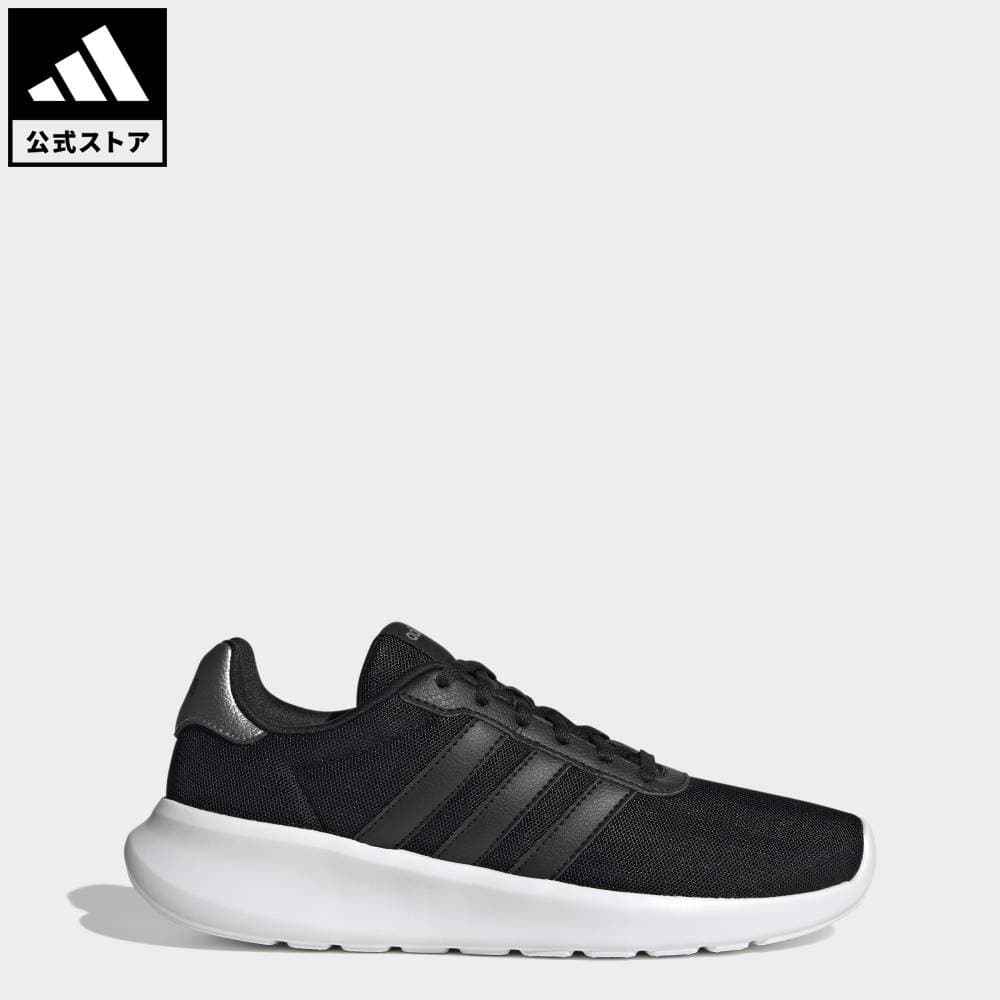 【50％OFFクーポン対象 10/04 20:00～10/11 23:59】 【公式】アディダス adidas 返品可 ライフスタイル ライト レーサー 3.0 / Lite Racer 3.0 スポーツウェア レディース シューズ・靴 スニーカー 黒 ブラック GY0699 ローカット