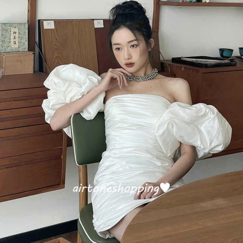 送料無料 二次会ドレス ウェディングドレス ミニドレス ホワイト サテン ビスチェドレス 可愛い タイトドレス 結婚式ドレス 二次会 ショート丈 白 ウェディング ドレス 海外挙式 撮影 XS S M L XL XXL XXXL