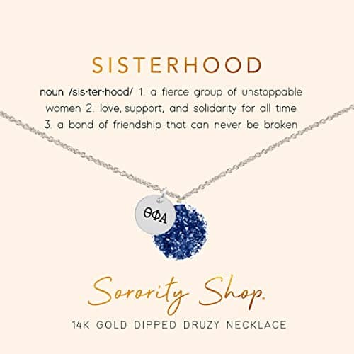 【中古】【未使用・未開封品】Sorority Shop Theta Phi Alpha Sisterhood Druzy ネックレス