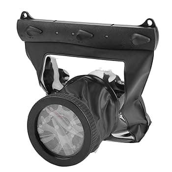 【中古】【未使用】Akozon ショルダーストラップ付きデジタル一眼レフカメラ用 防水ハウジングケース水中保護ダイビングケース20M (黒)