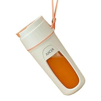 【中古】ミニブレンダー - フレッシュジュース用 340ml パーソナルブレンダー,スムージー用パーソナルサイズブレンダー、USB充電式ミニフルーツジュース