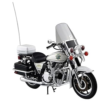 【中古】【未使用】青島文化教材社 1/12 ザ・バイクシリーズ No.59 カワサキ KZ1000C ポリス1000 1981年式 プラモデル