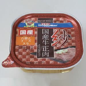 【ドギーマンハヤシ DoggyMan】ドギーマン 紗 国産牛正肉 六穀とチーズ入り 100g