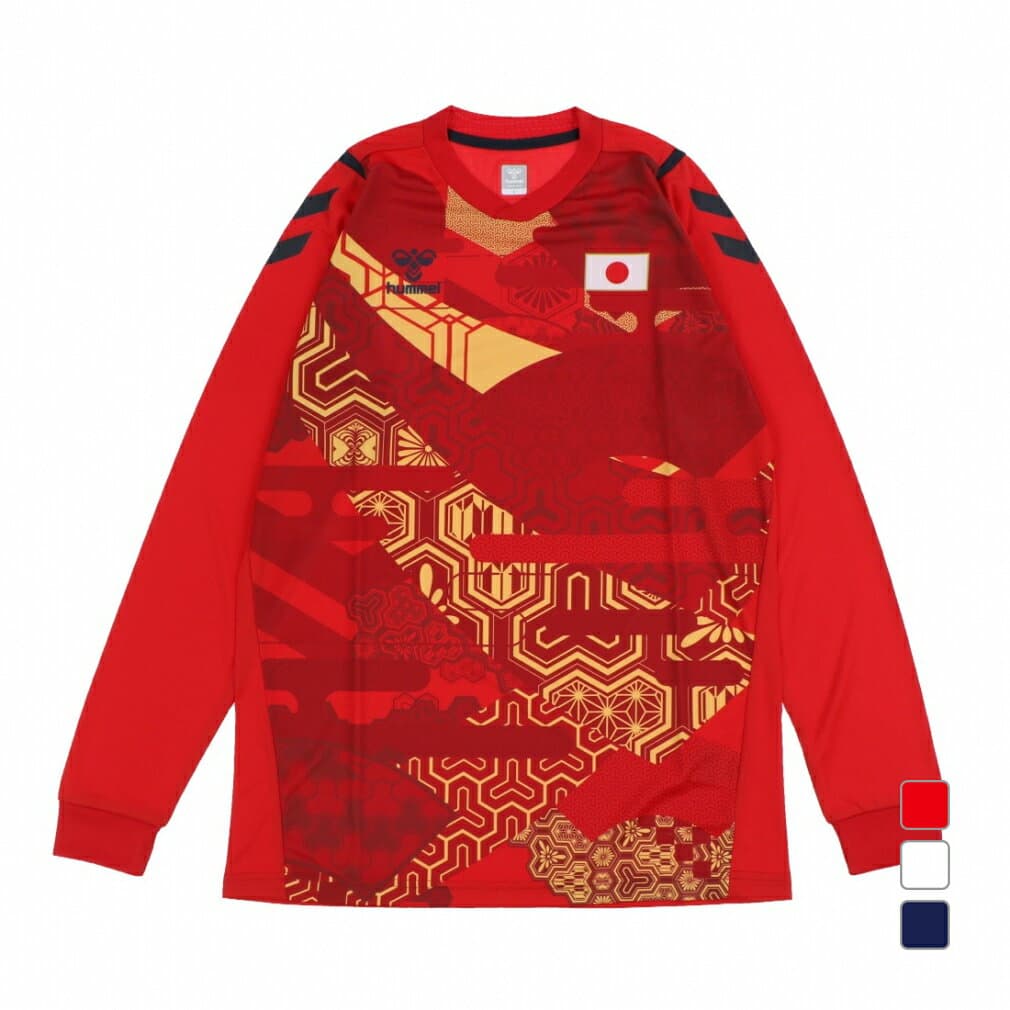 ヒュンメル メンズ レディス ハンドボール 長袖 HB JAPAN L Sプラクティスシャツ HAP7196 hummel